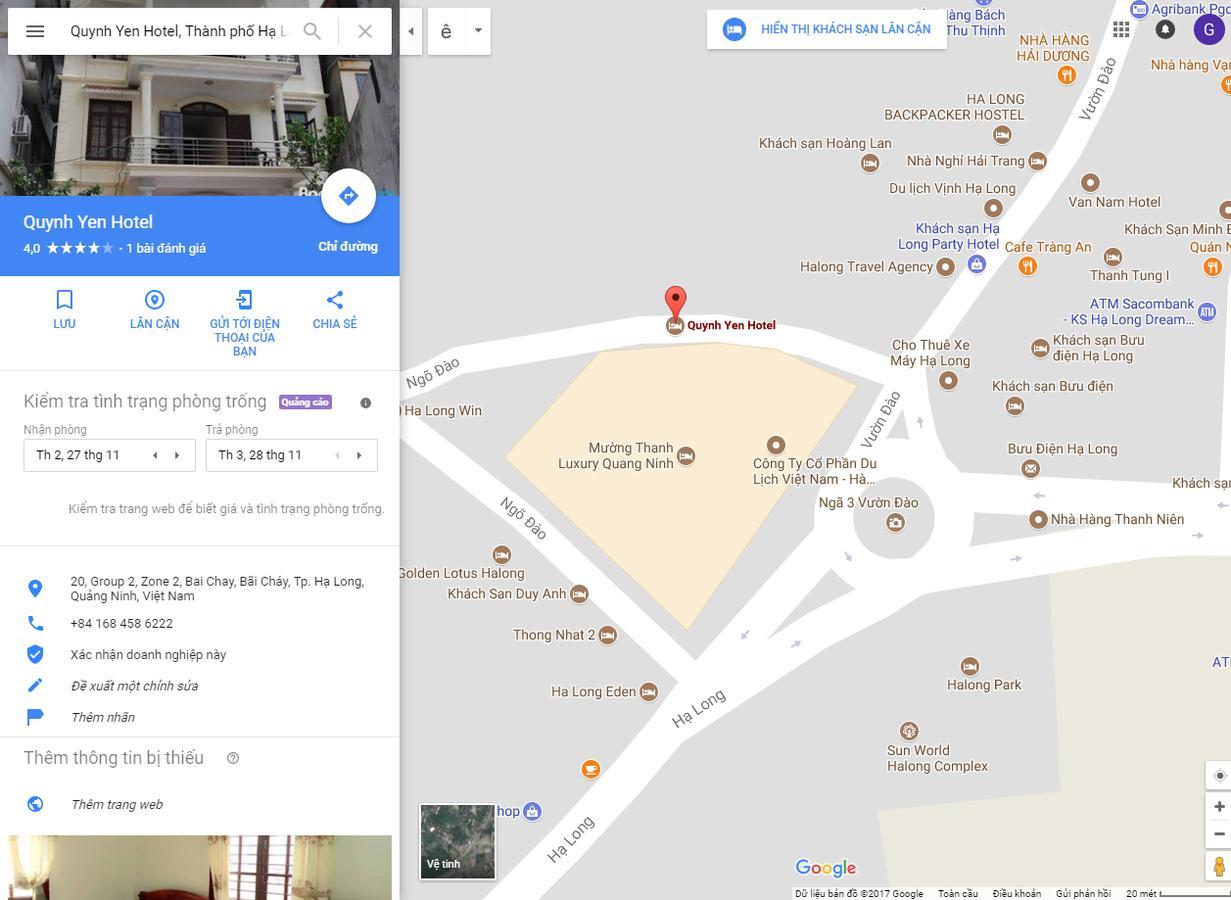 Quynh Yen Hotel Ha Long Exterior photo